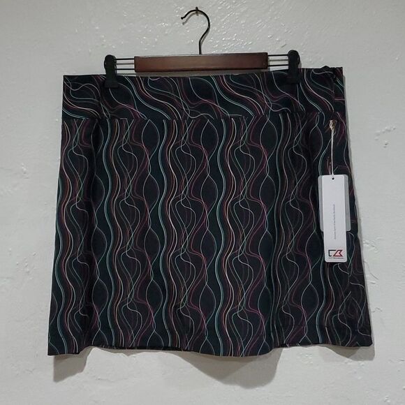 Cutter & Buck Colorful Golf Skirt with Attached Shorts - Picture 1 of 14